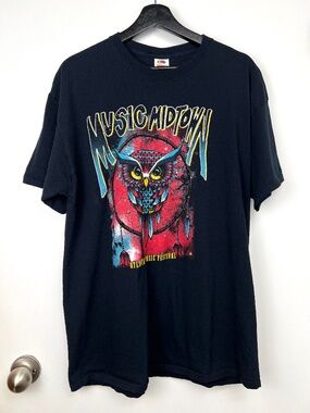 Atlanta Music Midtown 2017 Festival Merch Graphic T Shirt Size XL Black Unisex